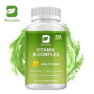 BEWORTHS Vitamin B-Complex Capsules B1 B2 B6 B12 Healthy Energy, Blood Cell Formation & Nerve Impuls