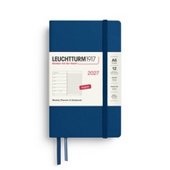 Weekly Planner & Notebook 2027 A6 Hardcover ปฏิทินแพลนเนอร์รายสัปดาห์ และหน้าจดบันทึก 2027 ขนาด A6