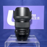 『Trade In優惠』新淨 Sigma 50mm F1.4 DG For Canon 全幅鏡 F1.4大光圈 Art系列鏡頭 適馬 日本製造 MIJ 人像一流 可轉接GFX EF-Mount 5D4