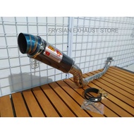 Exhaust RL Redleo Short Legenda SLR110 SLR115Fi EX5 WAVE100 WAVE125 Dash110 njh