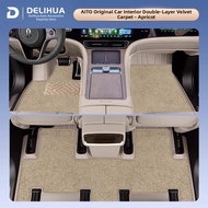DELIHUA | 2024 Model Compatible M9 M7ultra M5 Full Cover 6-seater Car Floor Mats