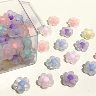 Frosted Flower Beads 10g | Icy Frosted Flower Beads