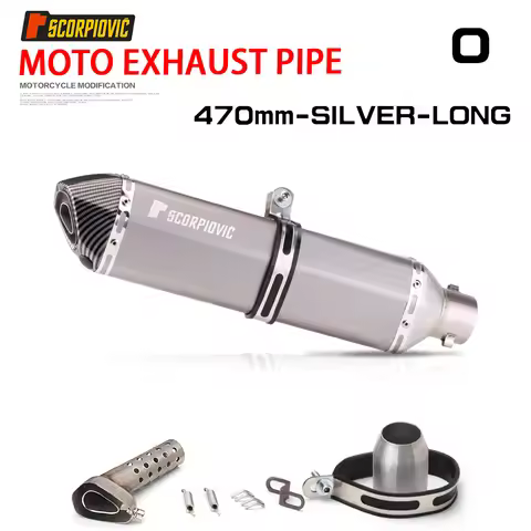 51mm Motorcycle Exhaust Muffler Modified DB killer For Tmax 500 530 560 PCX125 150 AK550 GSX1300R X-