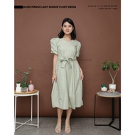 Macadamia House - D4381 Margo Lady Embroidery Flory Dress Women Premium CHINESE NEW YEAR CNY christm