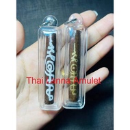 Thai Amulet泰国佛牌 Golden flower magic takrud LP Than in Clear Waterproof Casing