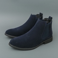 Chelsea Boots Men Classic Elastic Dress Boots Casual Men's Chelsea Ankle Boots