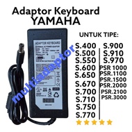 Yamaha keyboard adapter psr s600, s650, s670, s700, s750, s770, s900, s910, s950, s970, output dc16v