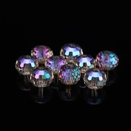 QIAO | 6mm 8mm Austria Crystal Beads 96 Faceted Round Loose Spacer Beads