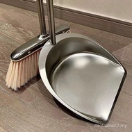 Stainless Steel Garbage Shovel Dustpan Household Sanitary Bucket Broom Dustpan Set Dustpan Dustpan E