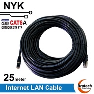 NYK Outdoor Cat6A FTP Lan Cable 25m Internet Ethernet RJ45
