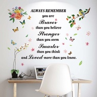 OLLstore 39074 ALWAYS REMEMBER Removable PVC Wall Sticker Home Decor