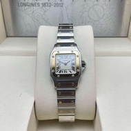 🔥🔥[現貨] CARTIER Santos 卡地亞山度士 W20012C4 銀面羅馬  35×24mm 石英 全套 cartier/cartier santos/cartier tank/cartie