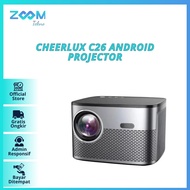 CHEERLUX C26 ANDROID Projector 280 ANSI Auto Focus Digital Proyektor