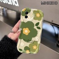 MHKEID Casing Hp VIVO Y15s Y15a Y01 Y02s Case cantik dan personalisasi HP Kesing pola bunga Casing k