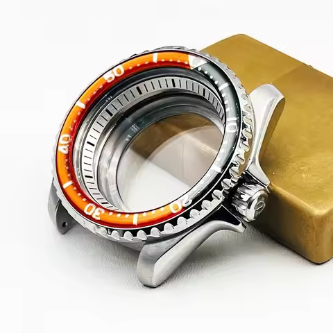 Mod SKX007 Watch Case Seiko NH35 Case fit for NH34 NH35 NH36 7S 4R Movement Crown At 3.0 Spring Clic