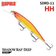 เหยื่อตกปลา แบบลิ้นยาวจมช้า RAPALA SHADOW RAP DEEP SDRD11 Jerkbait slow sinkking