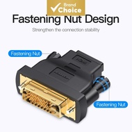 Vention DVI to HDMI Converter 24+1 DVI 1080P HDMI Adapter  Vention Penukar DVI ke HDMI Penyesuai 24+