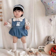 BUNNIE ROMPER Include inner - Baby girl romper baby romper/ baby jumper/ baby jumper/ baby jumper/ g