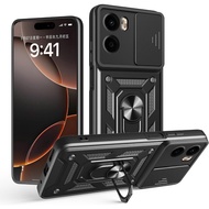 Case for Motorola Moto G06,G56,G86, with Stand and Slide Camera Cover, Bumper Kickstand Phone Cover