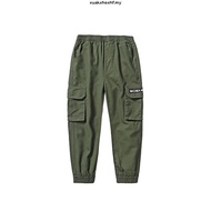 Cargo Jogger Pants for Kids Boy in Green B02 4T-2