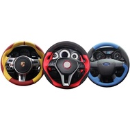 OEM Genuine Leather Steering Wheel Cover for Mercedes Benz CLS 63 AMG 2014-2017 / C 43 63 AMG 2015-2