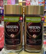 Nescafe GOLD All' Italianaโกลด์ ออล อิตาเลียน่า คอฟฟี่ กาแฟสำเร็จรูป ชนิดฟรีซดราย เนสกาแฟ 200 กรัม 1 ขวด