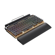 [Influencer Recommendation] 7KEYS Coffee Axis Wireless Mechanical Keyboard with Hand Rest Retro Punk