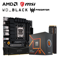 【重磅價】AMD【6核】Ryzen5 7600+微星 MAG B650 TOMAHAWK WIFI+Acer Predator Pallas II DDR5-6000 16G*2(黑)+KIOXIA Exceria Pro 1TB