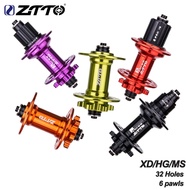 ZTTO P6 Hub Freehub Boost non boost TA 12x148 or Qr 9x141 TA 15x110 15x100 32 hole 6 pawl trigger 6 