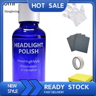 DL 10/30ML Car Headlight Lamp Scratch Restoration Polish Repair Liquid Tool Kit