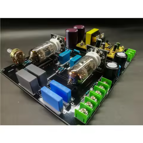 DC (DC12V) Car & Home 6N4 (12AX7) Horseshoes Bile Preamp Electronic Tube Preamp