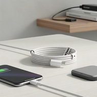 6.6ft Dual USB-C PD Fast Charger Cable for iPhone 15/16/17 Pro Max, Type-C Data & Power Cord