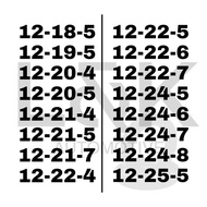 NBR OIL SEALS / DOUBLE LIPS WITH SPRING / TC TYPE / ID-12MM / 12X18X5 / 12X19X5 / 12X20X4 / 12X20X5 
