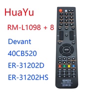 ❏UNIVERSAL RM-L1098 + 8 Remote Control LED LCD TV for Devant ER-31202D ER-31202HS 40CB520 LED TV Rem