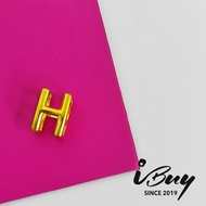 IBUY 916 Gold H Alphabet Charm 0.85G 22K (916)