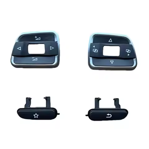 【Price Drop !!】 Steering Wheel Switch Control Button Cover Cap Trim Multi-Function For VW Passat B7 