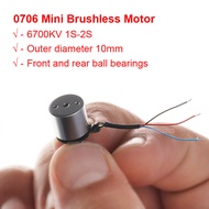 Micro 0706 Airplane Brushless Motor 6700KV 1S-2S Micro Airplane FPV Indoor Crossing Machine Brushles