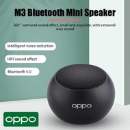 📻【Readystock】 + FREE Shipping 📻OPPO Mini Wireless Bluetooth Speaker Portable Small Steel Metal Heavy Subwoofer Outdoor Mini Bluetooth Small Speaker