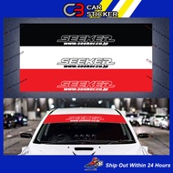 Seeker Car Sunshield Sticker / S44