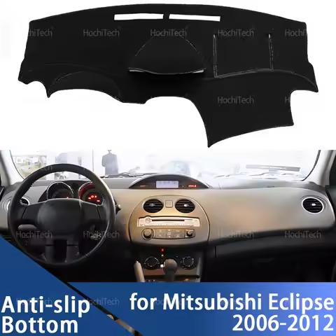 Dashboard Cover Avoid Light Pad Instrument Platform Cover Mat Carpet Accessories for Mitsubishi Ecli