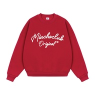 Áo sweater nữ form boxy 1911 Miucho cổ tròn vải nỉ bông 350 GSM dày dặn in basic