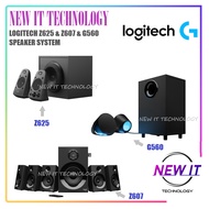 Logitech G560 Lightsync RGB Gaming Speaker &amp; Z625 400w System 2.1 Subwoofer&amp;Optical &amp; Z607 160w Wireless Bluetooth 5.1