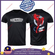 [70% Mega Sales !] MICROFIBER TSHIRT MMA MUAY THAI BAJU JERSEY / TSHIRT LELAKI BAJU T SHIRT LELAKI J