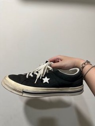 Converse one star   黑色 161588C 麂皮 帆布鞋