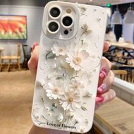 1ชิ้น เคสโทรศัพท์ TPU กันกระแทกลายดอกไม้กระดาษเคลือบผิวด้าน เข้ากันได้กับ iPhone 17 Pro Max, 16 Pro 