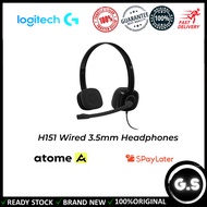 Logitech H151 Wired 3.5 mm Headphones Headset