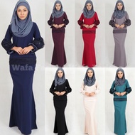 WAFA XXS-10XL MIZIYA BAJU KURUNG LACE SALOMA EXCLUSIVE MODERN PLUS SIZE BESAR BIG SAIZ RAYA MURAH MODEN MUSLIMAH TUNANG