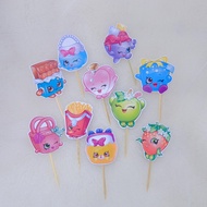 Birthday Cupcake Topper - Birthday Cake Decoration - Shopskins