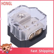 Honglai8 Power Distribution Block  Copper Polycarbonate Fire Protection 0/4 Gauge In Fuse Holder for