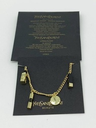 YSL 迷你可愛金色手鍊